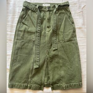 Madewell Olive Green Denim